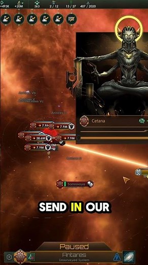 ONE SHIP Destroys the ENTIRE 50X CETANA in Stellaris