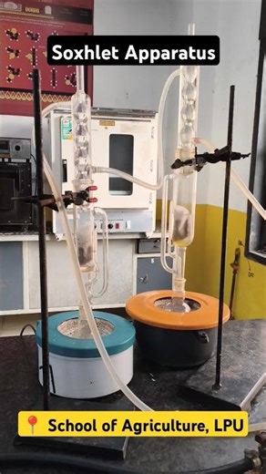 Soxhlet extraction 👩‍🔬🥼 of crude fat from flaxseed & mustard seeds 🧫🥽🌱