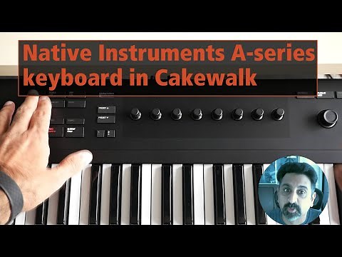 Native Instruments A-series keyboard transport control in Cakewalk by Bandlab