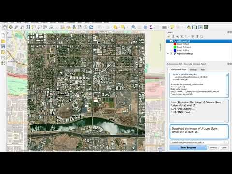 GeoData Retrieve Agent (QGIS Plugin): Tempe, Arizona Data Download Demo