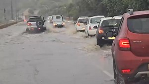 9.9K views · 69 reactions | Heavy rainfall triggers floods across Cape Town Details in comments | Prime Time News za | Facebook