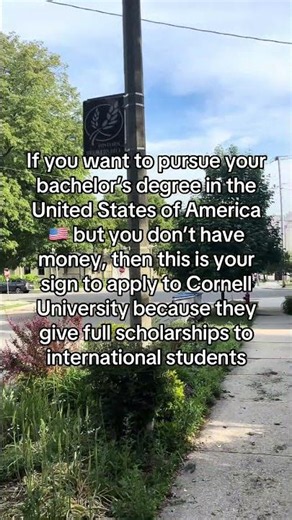 Did you know Cornell offers Full Ride Scholarships? #studyabroad #usa