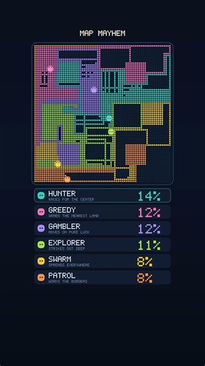 Which bot fills the grid? 🔵 MAP MAYHEM — Blueprint #shorts