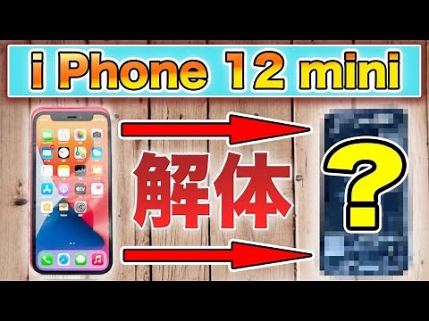【iPhone 12mini】分解して中身を解説します。