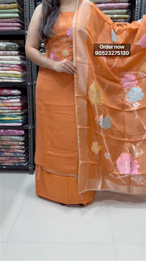 Fancy suit ✨Twill organza✨ #new #trending #fancy #partywear #latest #banarasi #fashion #dress #sale