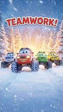Snowy Monster Truck Adventure! ❄️ Teamwork Kids Song | Winter Learning & Big Trucks 🚚🎶