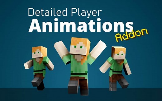 【マイクラPE】プレイヤーにリアルな動き・ダンスを追加！無料アドオン『Detailed Player Animations』