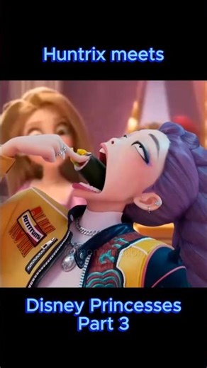 #huntrix meet #disneyprincesses part 3 #rumi #kpopdemonhunters #kpdh #wreckitralph2