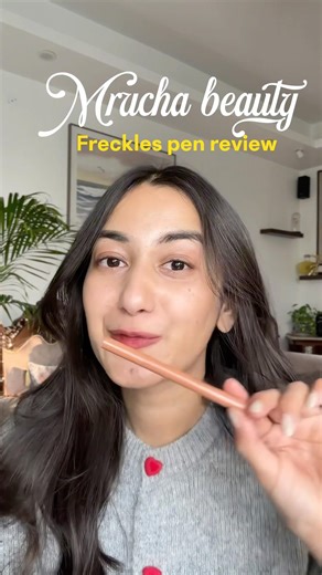Mrucha beauty freck it up review #freckles #mruchabeauty #makeup #freckle #newlaunch #nonsponsored