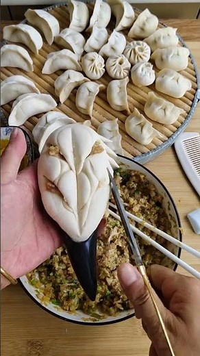 Most Satisfying Dumpling Folding Skills Ever! 🥟🤯#shorts#trending#viralvideo#breakingnews#satisfying