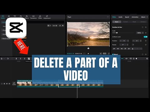 CapCut PC Tutorial: How to Delete a Part of a Video | Step-By-Step Guide
