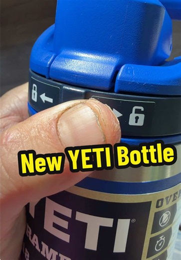 Yeti Rambler Flip Bottle: Locking, One-Handed Water Bottle