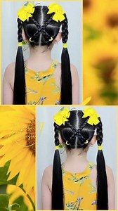 2.1K views · 4.2K reactions | Achieve this cute look with these easy pigtail braids✨ #fblifestyle | Gabbi Stylestar | Facebook