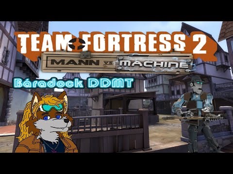 Team Fortress 2 Gameplay (Mann Vs Machine) Sniper Huntsman - Map: Rottenburg