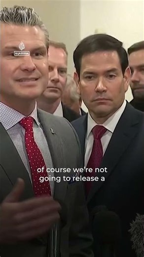 Hegseth ‘proud’ of Caribbean boat strikes, won’t release full video | AJ #shorts