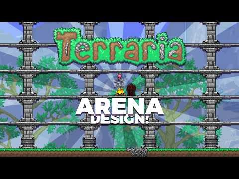 Using Tables to Build an Arena! | Terraria Designing!