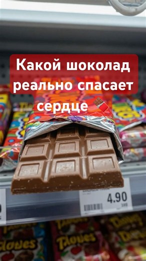 Which chocolate actually saves your heart 🍫