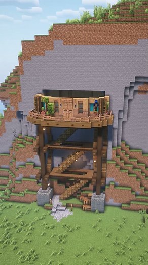 MINECRAFT Mountain base