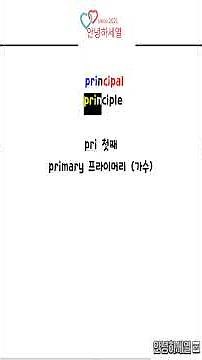 [Don't be confused] Episode 48: Principle vs. Principle