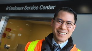 MTA Hero Samuel Wong oversees training program for subway employees at customer service centers