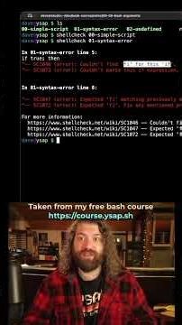 Static Code Analysis with Shell Check