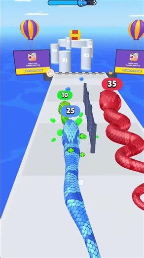 Snake run challenge game 🎮 🐍😎 #trending #funny #shorts