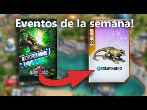 Eventos de la semana/ jurassic world the game.