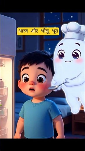 bhoot बना सेफ 🫢👻 | Funny Bhoot Story with Adventure | Hindi Cartoon Story। #shorts #boy #cartoon