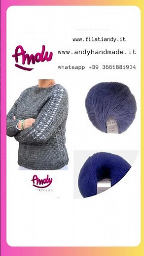 Filato Neveline Tutorial Maglia Neveline top down uncinetto Andy Handmade