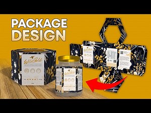 Honey Packaging Design Full Tutorial