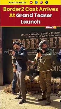Border 2 Cast Shines at Grand Teaser Release Event, Fans Excited in Mumbai