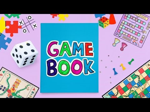 10 DIY Game Book (Step-by-Step Tutorial) #diy Easy gamebook ideas #papercraft