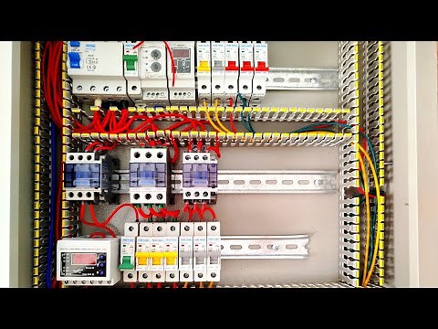 Industrial electrical panel wiring training with all details & diagram