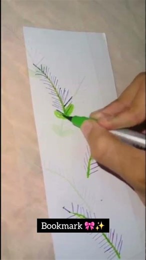 how to make a bookmark in easy way 😇✨️