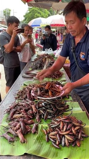 GIANT INSECT MUKBANG!! Everyone’s Shocked