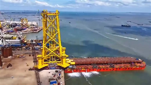 Jacket Load out! | Thialf - Engineers & Constructors