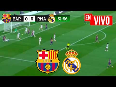 ✅ BARCELONA VS REAL MADRID NARRACIÓN EN VIVO / PARTIDO SIMULADO PES 2025 | NOTICIAS DEL VERDE TV