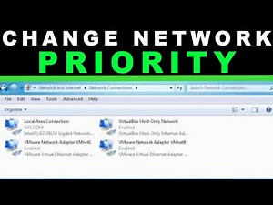 Change network priority of connection on Windows 10
