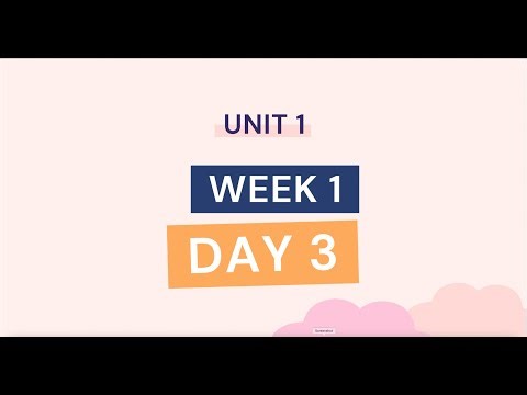 U1W1D3 Grammar Infused Writing, 6th Grade