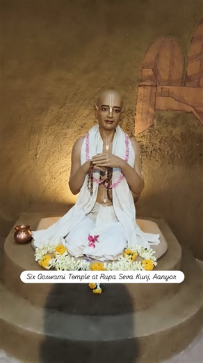 ✨Have you seen this wonderful glimpse of the Six Goswami Darshan at Sri Rupa Seva Kunj, Aanyor? #Vrindavan #SixGoswamis #RupaGoswami #BhaktiMoments #DivineDarshan #Haribol #Iskconrussia #srirupasevakunj #govardhan | Science of Krishna - Vedic Knowledge
