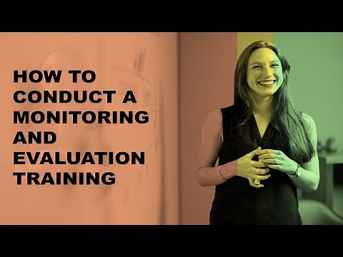How to Conduct a Monitoring and Evaluation Training with M&E Staff in your Organisation