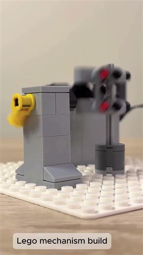 Lego mechanical build demonstrating moving parts #lego
