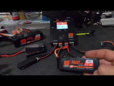 Spektrum Smart G2 LIPO Battery Overview with Smart S2100 Charger.