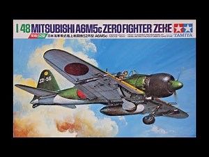 Tamiya 1/48 Mitsubishi A6M5c Zero (Zeke)..Plastic Kit Build & Review.