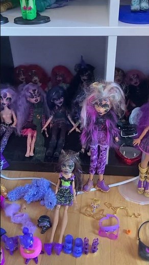 My monster high clawdeen wolf collection
