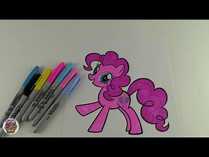 My Little Pony Coloring Book Pages Pinkie Pie