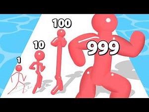 Tall Man Run - ASMR Cool Math Game (Satisfying Mobile Games)