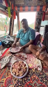 Deshi chicken 🍗 #driver #vlog #truckdriver #chicken #track | r.rajesh 07