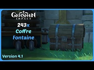 (4.1) Emplacement de tous les 243 Coffres de Fontaine 2 | Genshin Impact