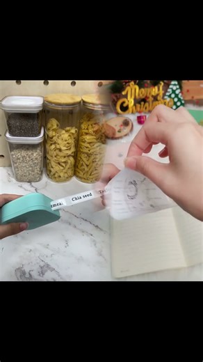 Pocket label maker! Waterproof labels for home organization! #makeup